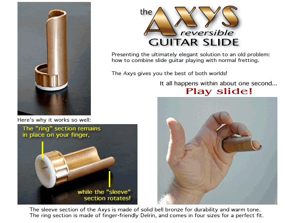 shubb axys guitar slide