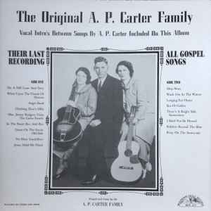 The Original A.P. Carter Family, Their Last Recording